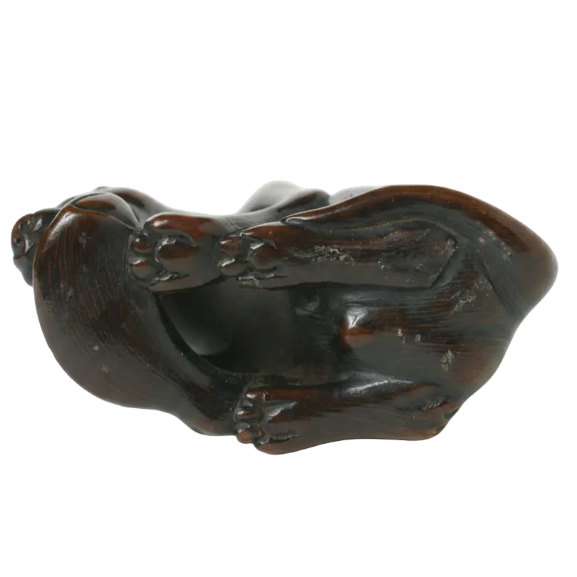 Item #5133: Seated Dog Netsuke