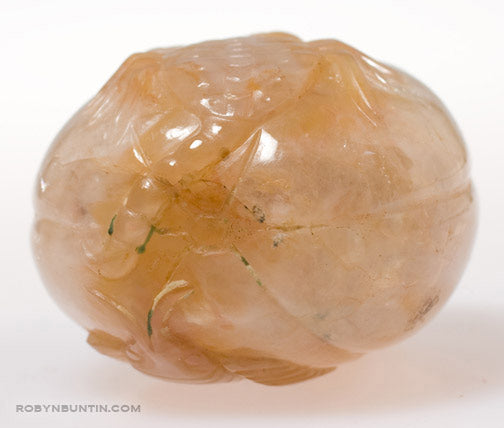 Item #15928: Crystal Mellon Snuff Bottle