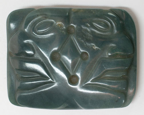 Item #6399: Pre-Columbian Jade Ceremonial Axe Blade