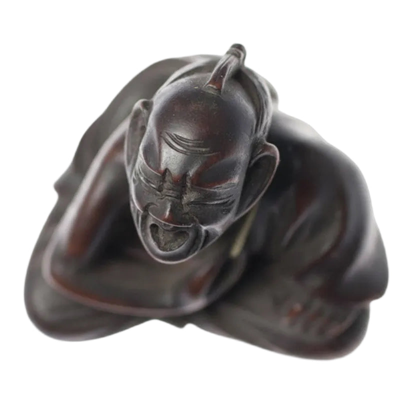 Item #4572: Boxwood Street Performer Netsuke