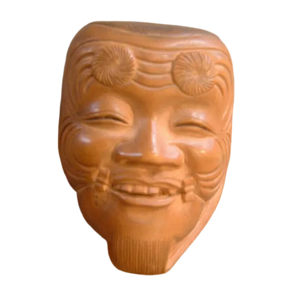 Item #403: Okina Mask Netsuke