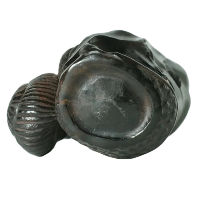 Item #5115: Snail on Bamboo Netsuke