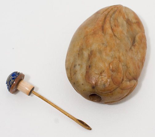 Item #9310: Jade Pebble Snuff Bottle