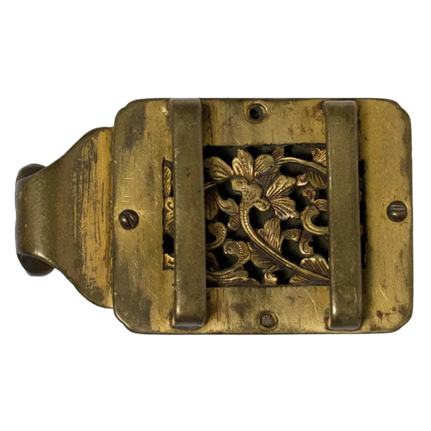 Item #15215: Jade & Enamel Belt Hook