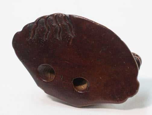 Item #6387: Saigyo & Mt. Fuji Netsuke