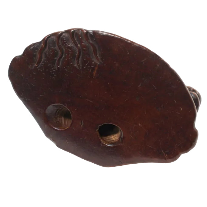 Item #6387: Saigyo & Mt. Fuji Netsuke