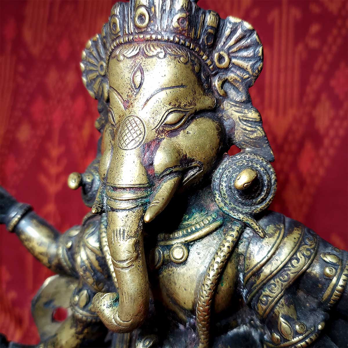 Tibetan Ganesha Bronze Sculpture