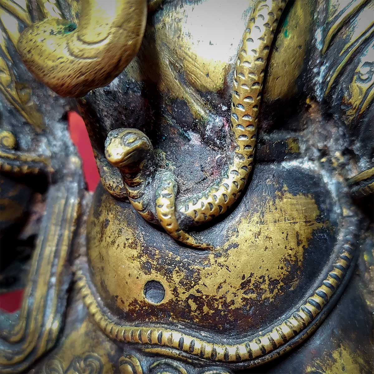 Tibetan Ganesha Bronze Sculpture