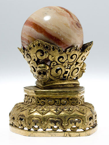 18th Century Tibetan Skull Cup Stand