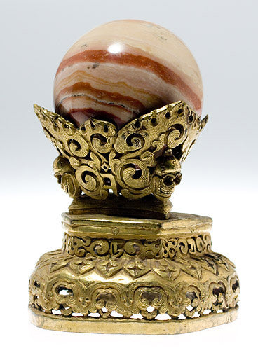 18th Century Tibetan Skull Cup Stand