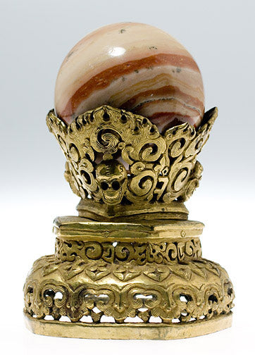 18th Century Tibetan Skull Cup Stand