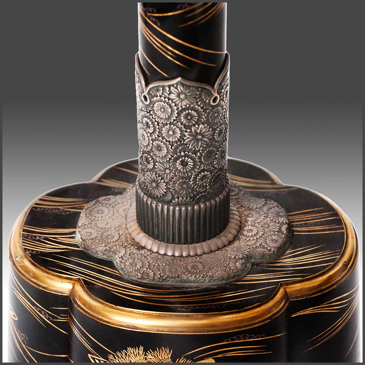 Japanese Lacquer Falcon's Perch