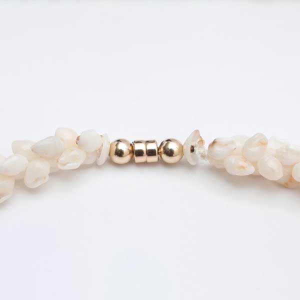 Pikake Kipona Style Ni'ihau Shell Lei