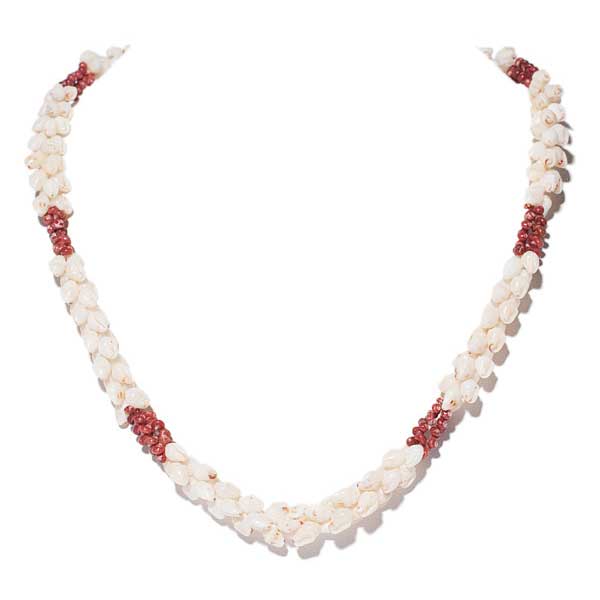 2-Tie Kipona Ni'ihau Shell Lei