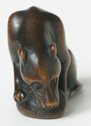 Item #5133: Seated Dog Netsuke