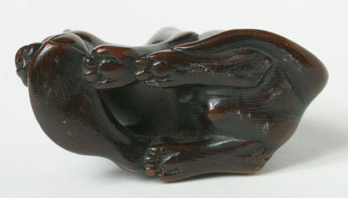 Item #5133: Seated Dog Netsuke