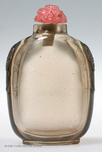 Item #15956: Smokey Quartz Snuff Bottle