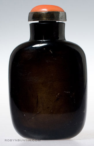 Item #15893: Smokey Quartz Snuff Bottle