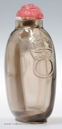 Item #15956: Smokey Quartz Snuff Bottle