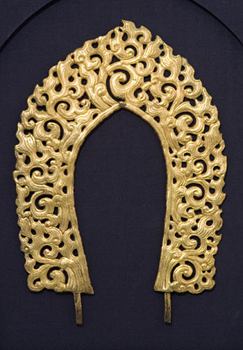 Item #10231: Gilt Bronze Mandorla