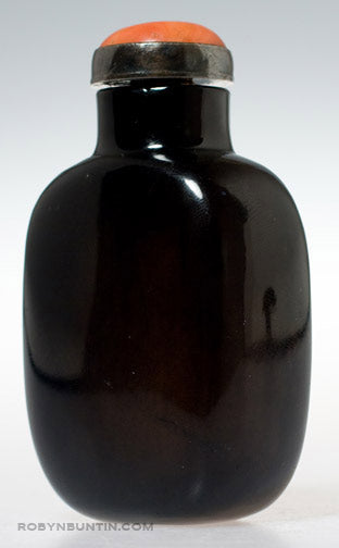 Item #15893: Smokey Quartz Snuff Bottle