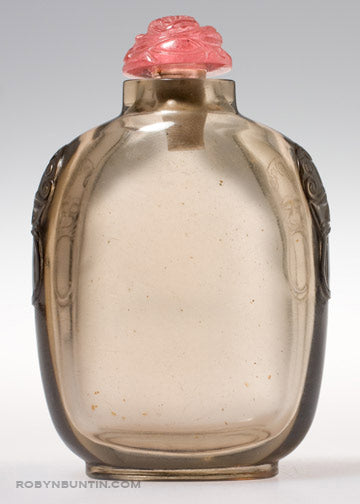 Item #15956: Smokey Quartz Snuff Bottle