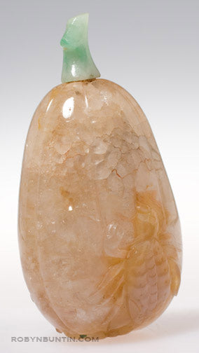 Item #15928: Crystal Mellon Snuff Bottle