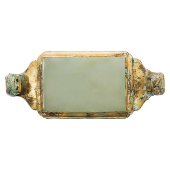 Item #13578: Gray White Jade Belt Hook