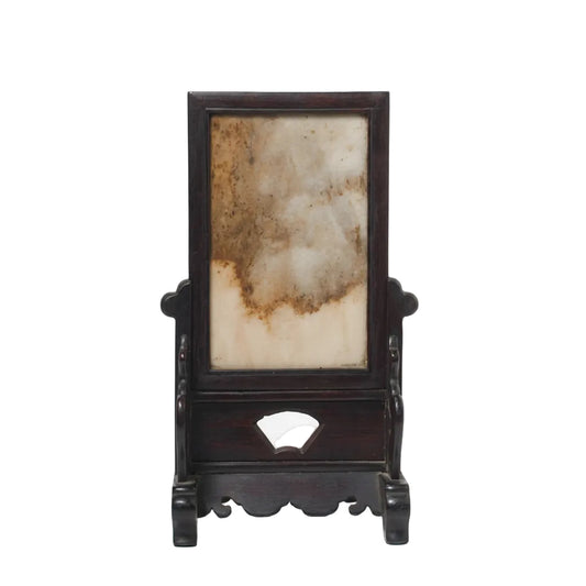 Item #9315: Dali Marble Table Screen