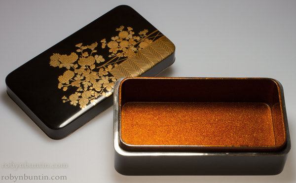 Item #18211: Chrysanthemum Lacquer Box