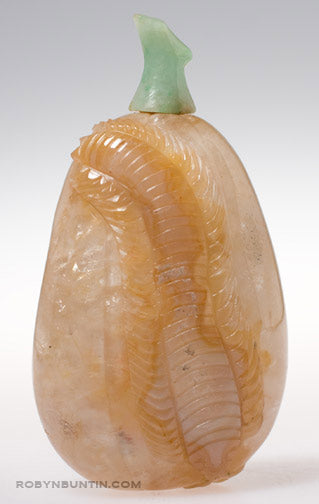 Item #15928: Crystal Mellon Snuff Bottle