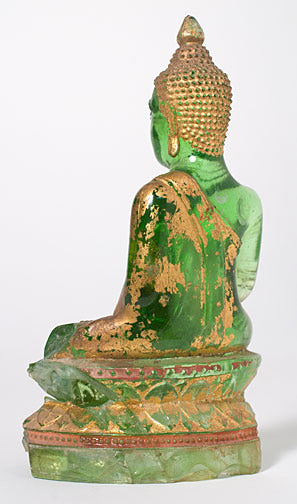Item #8386: Khmer Glass Buddha