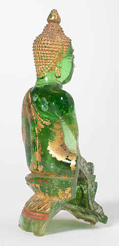 Item #8386: Khmer Glass Buddha