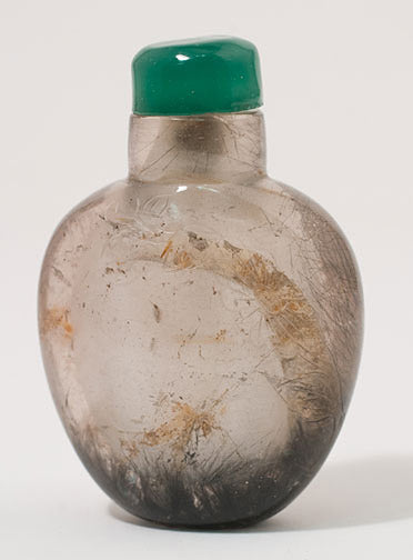 Item #10181: Hair Crystal Snuff Bottle