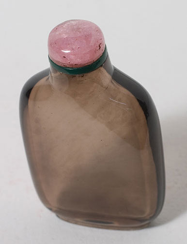 Item #9336: Smokey Quartz Snuff Bottle