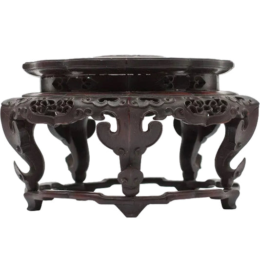 Item #20189: Round Huanghuali Stand