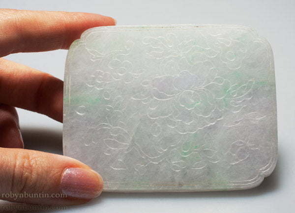 Item #8520: Jadeite Belt Buckle