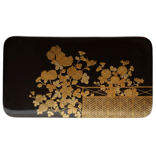Item #18211: Chrysanthemum Lacquer Box