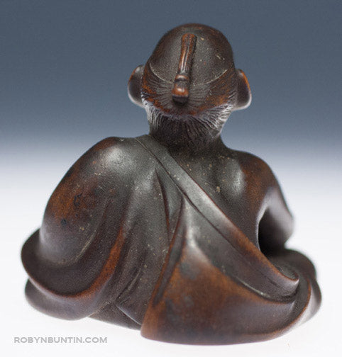 Item #4572: Boxwood Street Performer Netsuke