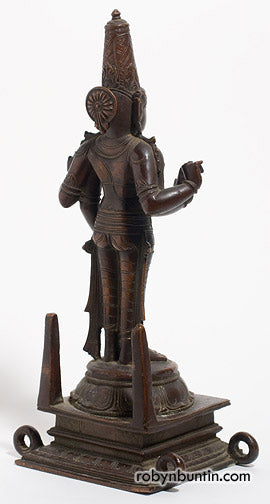 Item #14965: 4-Armed Bronze Vishnu