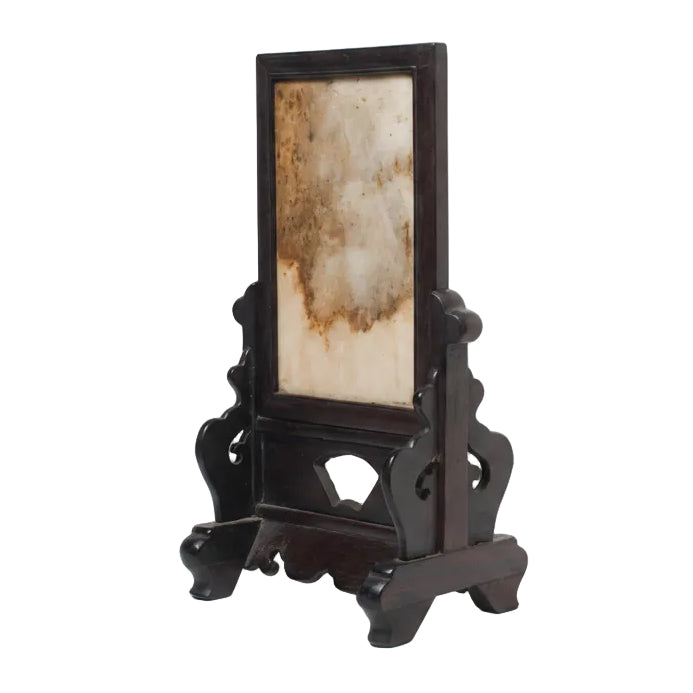 Item #9315: Dali Marble Table Screen