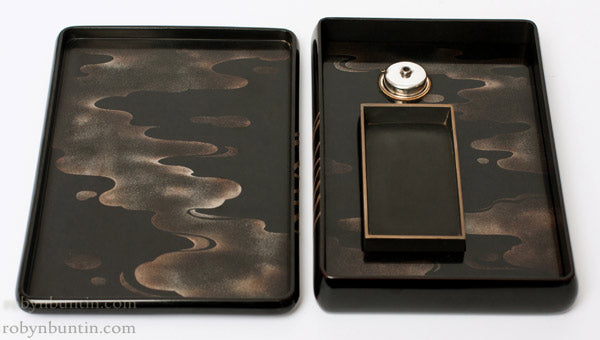 Item #19433: Lacquer Suzuribako with Bird Design