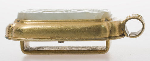 Item #13589: White Jade Belt Plaque