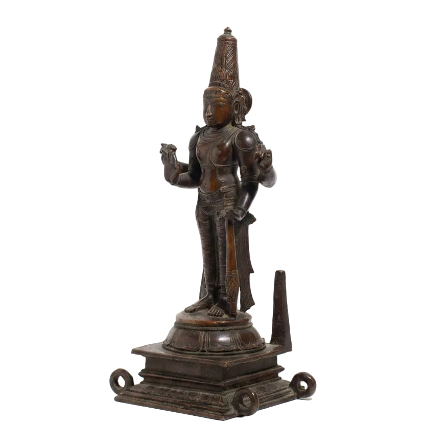 Item #14965: 4-Armed Bronze Vishnu
