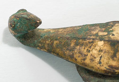 Item #7297: Bronze Garment Hook