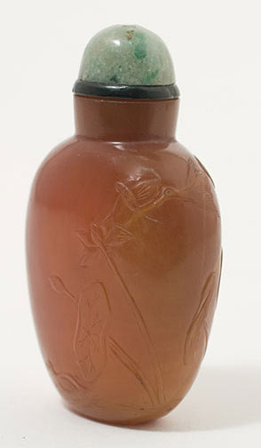 Item #9953: Caramel Jade Snuff Bottle