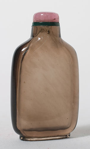 Item #9336: Smokey Quartz Snuff Bottle