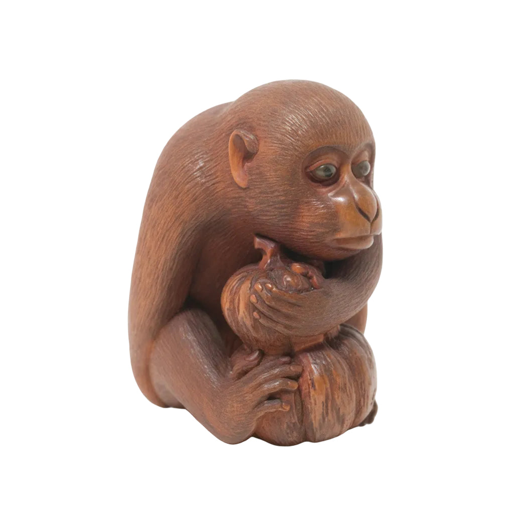 Item #392: Monkey Okimono by Mitsukuni