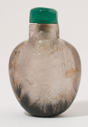Item #10181: Hair Crystal Snuff Bottle