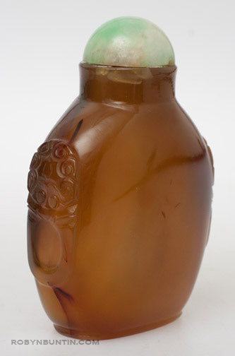 Item #16908: Agate Snuff Bottle
